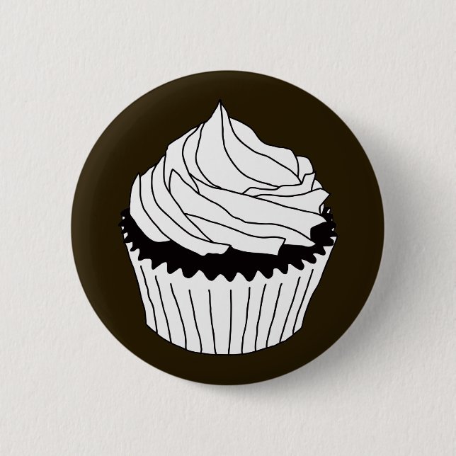 Bóton Redondo 5.08cm Escrivores do cupcake (Frente)