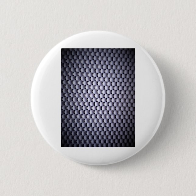 Bóton Redondo 5.08cm Esferas brancas (Frente)