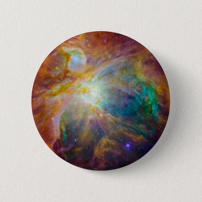 Bóton Redondo 5.08cm Espaço - Caos em Orion (Frente)