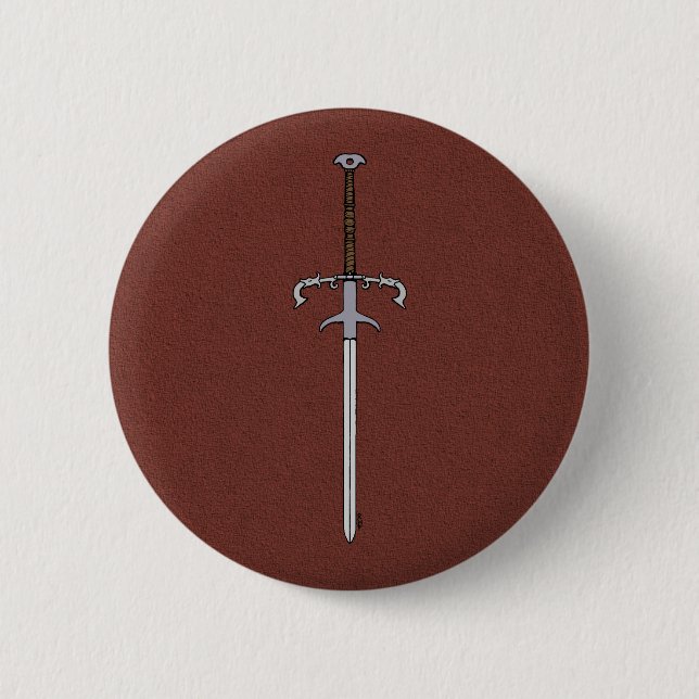 Bóton Redondo 5.08cm Espada do século XVI/Espada Processiva (Frente)