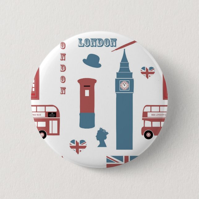 Bóton Redondo 5.08cm Especial de Londres (Frente)