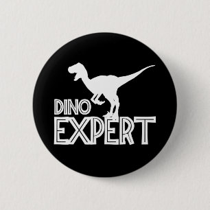 Bóton Redondo 5.08cm Especialista em Dino - Amantes do Dinossauro