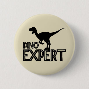 Bóton Redondo 5.08cm Especialista em Dino - Amantes do Dinossauro