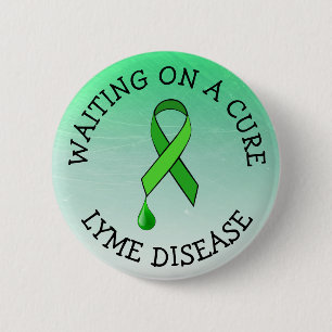 Bóton Redondo 5.08cm Esperando por uma faixa de consciência de doença d