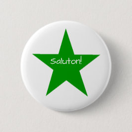 Bóton Redondo 5.08cm Esperanto: Saluton