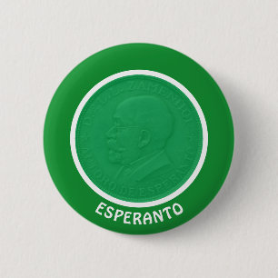 Bóton Redondo 5.08cm Esperanto/Zamenhof,