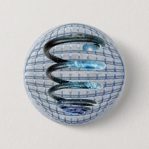Bóton Redondo 5.08cm Espiral cósmica