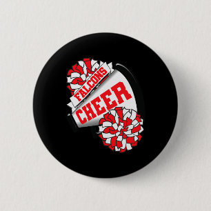 Bóton Redondo 5.08cm Espírito de Torcida dos Falcons Ck para a Escola R