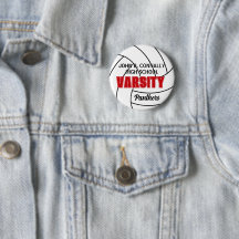 Espírito de Volei da Varsity Vermelha Personalizad