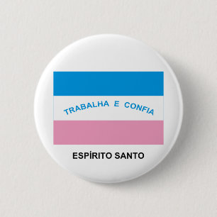 Bóton Redondo 5.08cm Espírito Santo, bandeira de Brasil