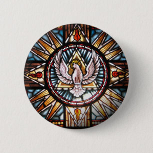 Bóton Redondo 5.08cm Espírito Santo vitral