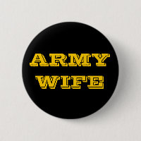 Esposa do Exército Button