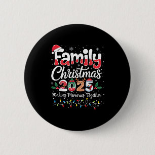 Bóton Redondo 5.08cm Esquadra S do Natal da Família 2025