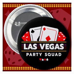 Bóton Redondo 5.08cm Esquadrão do Partido de Vegas Trilha Las Vegas Las