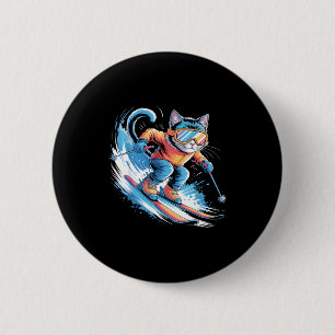 Bóton Redondo 5.08cm Esqui esporte de inverno esquiador esqui gato engr
