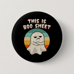 Bóton Redondo 5.08cm Esta É A Folha De Boo Ghost Retro Halloween Costum