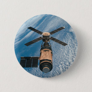 Bóton Redondo 5.08cm Estação Espacial Skylab