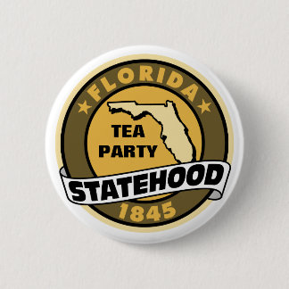 BÓTON REDONDO 5.08CM ESTADO DO TEA PARTY DE FLORIDA