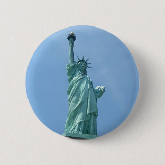 Bóton Redondo 5.08cm Estátua da liberdade - botão do close up