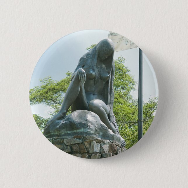 Bóton Redondo 5.08cm Estátua da Lorelei (Frente)