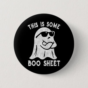 Bóton Redondo 5.08cm Este É Um Brinde De Boo Sheet Halloween.