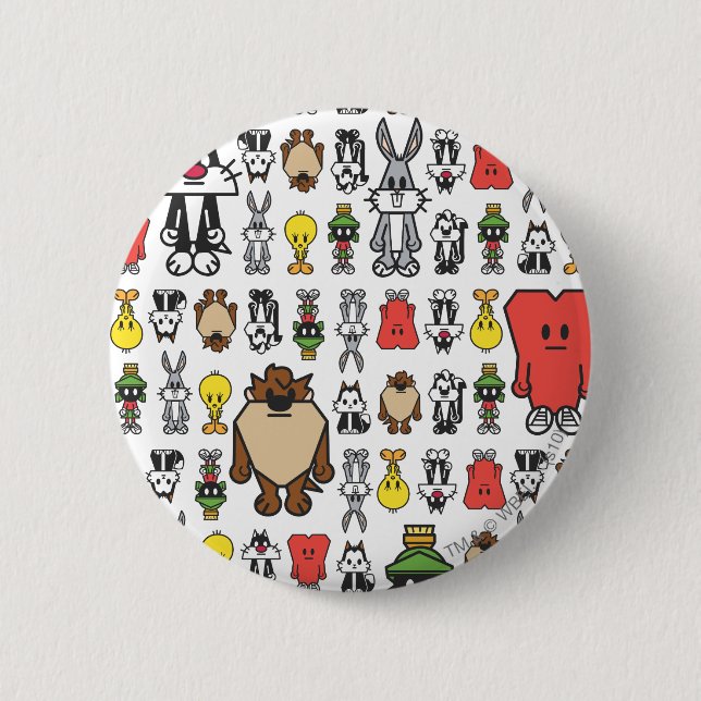 Bóton Redondo 5.08cm Estilize TWEETY™ e amigos (Frente)