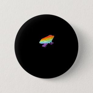 Bóton Redondo 5.08cm Estilo Clássico de Sapo Gay Goblincore