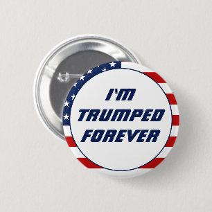 Bóton Redondo 5.08cm Estou preso para sempre, Engraçado Trump 2024