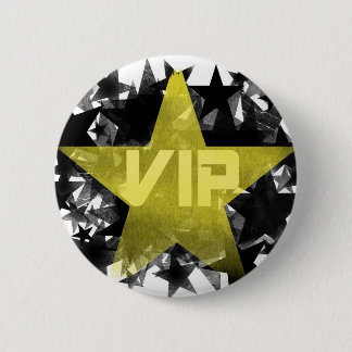 Bóton Redondo 5.08cm Estrela Dourado VIP
