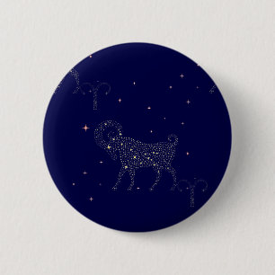 Bóton Redondo 5.08cm estrelas