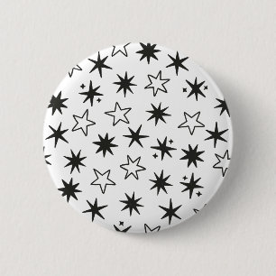 Bóton Redondo 5.08cm Estrelas