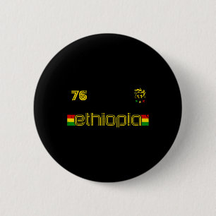 Bóton Redondo 5.08cm Etiópia -reggae Rastafari Jamaica Futebol Soccer S