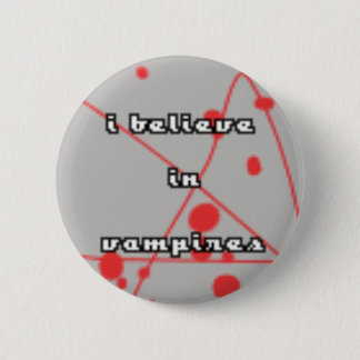 Bóton Redondo 5.08cm Eu acredito nos vampiros