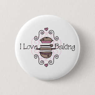 Bóton Redondo 5.08cm Eu Adoro Baking