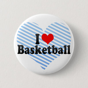 Bóton Redondo 5.08cm Eu Adoro Basquete
