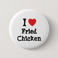 Eu adoro Camiseta Fried Chicken