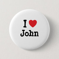 Eu adoro John Heart-Shirt