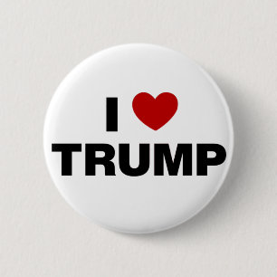 Bóton Redondo 5.08cm Eu Adoro Trump