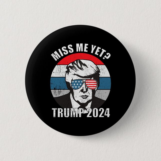 Bóton Redondo 5.08cm Eu Ainda Engraçado Trump 2024 2 (Frente)