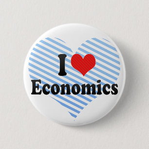 Bóton Redondo 5.08cm Eu amo a economia