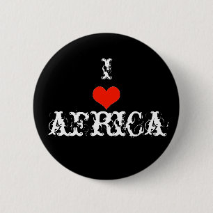 Bóton Redondo 5.08cm Eu amo África