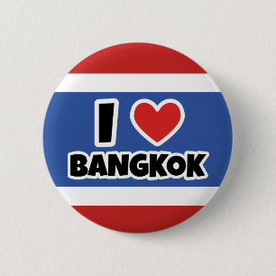 Bóton Redondo 5.08cm Eu amo Bangkok