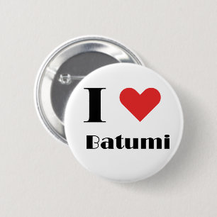 Bóton Redondo 5.08cm Eu amo Batumi