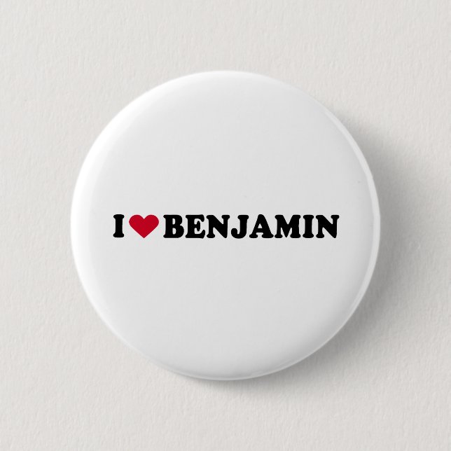 BÓTON REDONDO 5.08CM EU AMO BENJAMIN (Frente)