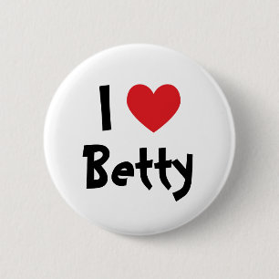 Bóton Redondo 5.08cm Eu Amo Betty