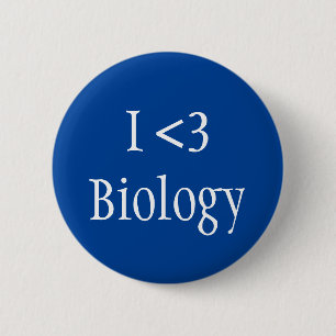 Bóton Redondo 5.08cm Eu Amo Biologia