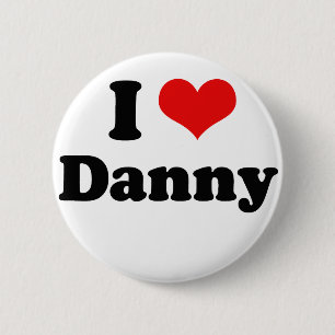 Bóton Redondo 5.08cm Eu amo Danny Gokey