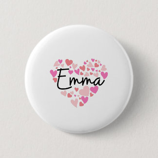 Bóton Redondo 5.08cm Eu amo Emma