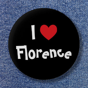 Bóton Redondo 5.08cm Eu Amo Florença