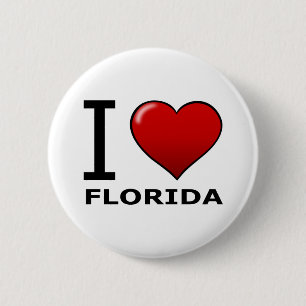 BÓTON REDONDO 5.08CM EU AMO FLORIDA